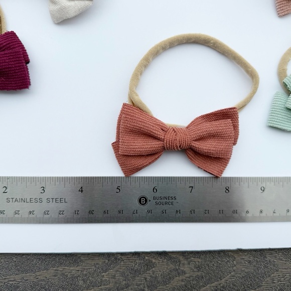 Assorted Colorful Bow Headbands For Babies - Picture 4 of 5